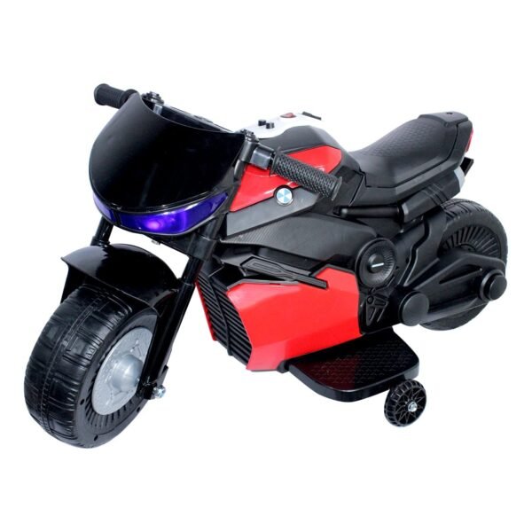 Kabello Electric Bike for Kids for 3 to 5 Years Baby Bike Toy with Lights Best Birthday Gifts for Kids Boys Girls (Black/Red)