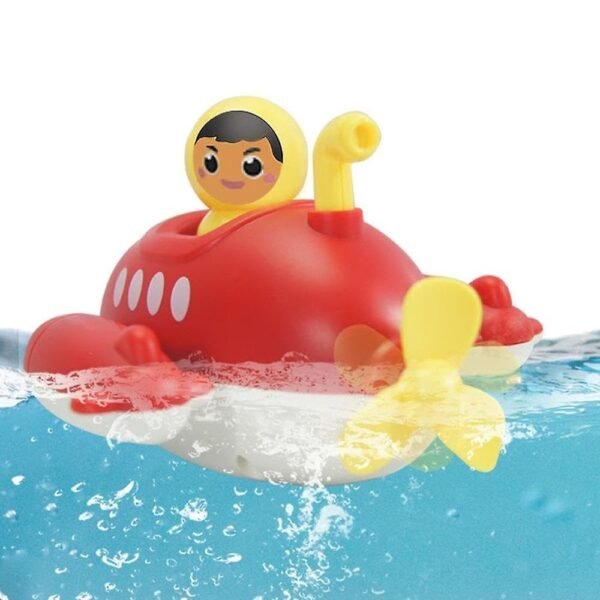 Swimming Bath Toys for Toddlers Kids Cute Floating Wind Up Water Toys for Babies 1 2 3 4 5 Years Boy Girl New Born Baby Bathtub Pool Toys Gift for Baby, Pack - 1 (Boat, 3) - Image 4