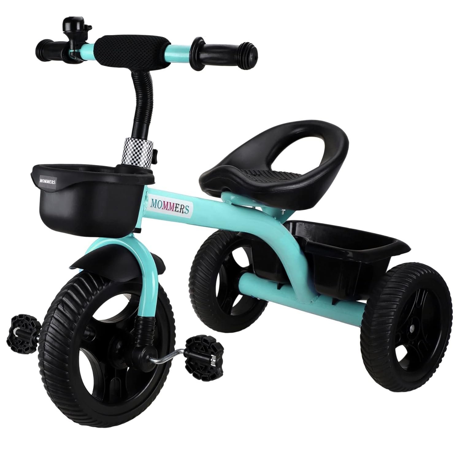 Minius Tricycle for Kids|Baby Trikes|Tricycle with Dual Storage Basket|Boys|Girls|Age Group 2 to 5 Years MM_7007 (Sea Green)