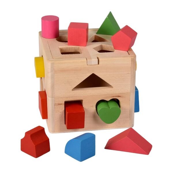 bnf® Montessori Shape Sorter Toys Geometric Shape Toy for Girls Toddlers Children - Image 6