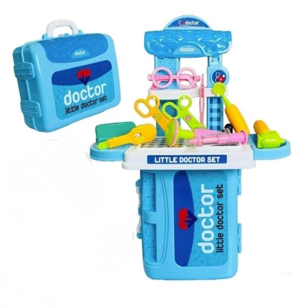3 in 1 Doctor Kit Toy for Kids, Doctor Medical Backpack Pretend Play Set, Gift for Boys Girls 3-8 Years Old Kids - Image 5