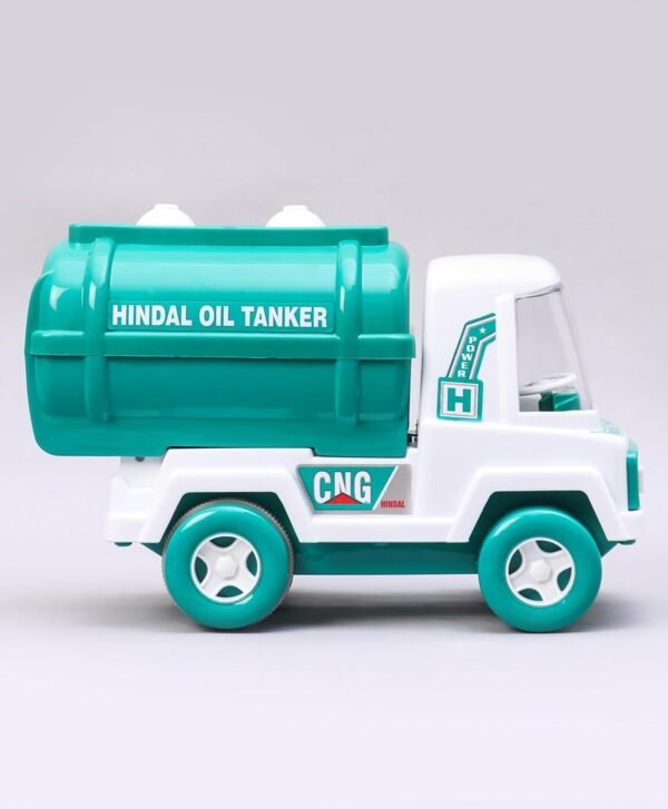 Hindal Oil Tanker Toy for Kids - Push and Go Toy | Friction Powered Durable Quality Material - Plastic | Indoor - Outdoor Play | Age 2 Years and Above (Oil Tanker) - Image 4