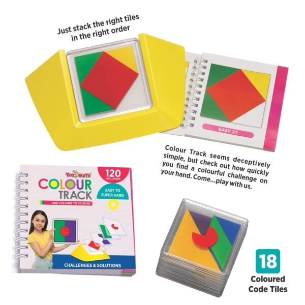 Colour Track | Fun Pack of 120 Challenges | IQ Building Activity Game | Age 3 to 5 Years - Image 4