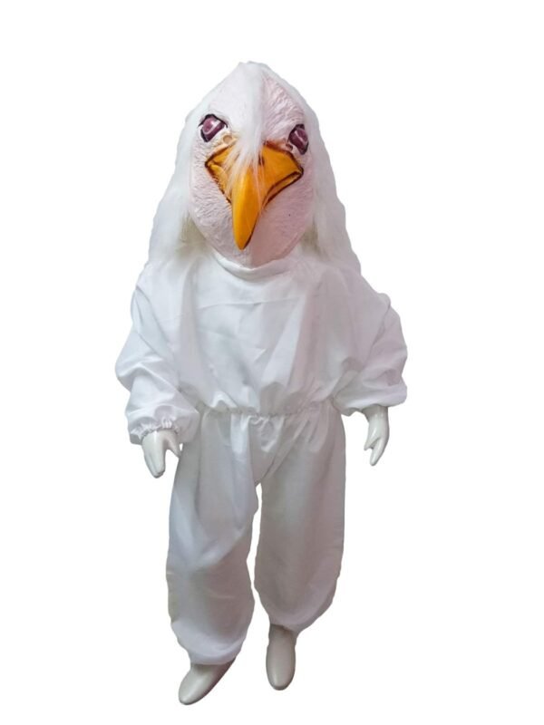 BookMyCostume Jatayu White Old Vulture Giddh Bird Ramayana Kids & Adults Fancy Dress Costume