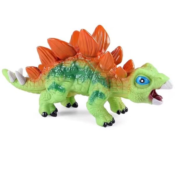 Amitasha Stygimoloch Dinosaur Toys for Kids 3-5 Years Big Size Rubber Wild Animal Figurine for Boys Girls Educational Birthday Gift for Boys & Girls – Squeeze to Hear Sound - Image 3