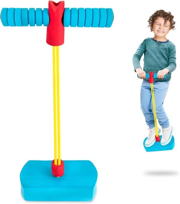 Jumping Promotes Growing Taller- Pogo Stick Foam Pogo Jumper for Kids, Toys for 3-8 Year Old Boys Girls Outdoor Toys Indoor Toys Fun Gifts (Multicolor) - Image 5