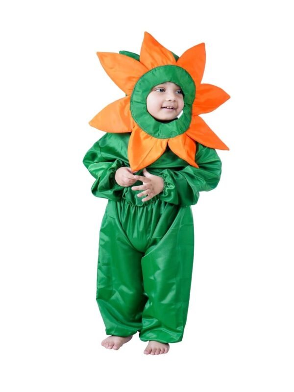 BookMyCostume Orange Flower Kids Fancy Dress Costume 3-4 years - Image 5
