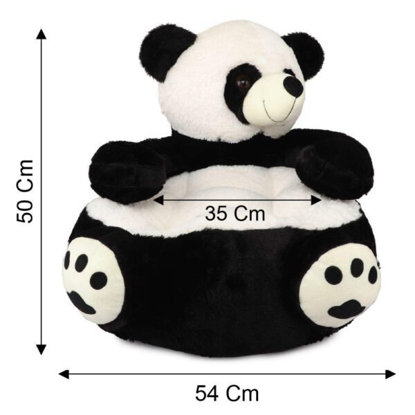 Webby Plush Sitting Panda Armchair with Backrest | Cushion Comfortable Seat, Soft Toy for Kids (1-3 Years) - Image 2
