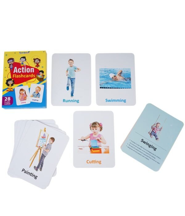 Premium Flash Cards for Kids Early Learning (Combo Set of 20) | Easy & Fun Way of Learning 1 Year to 6 Years Babies Smart Toys - Image 3