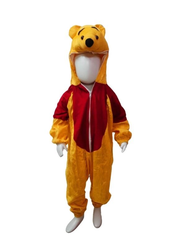 BookMyCostume Winnie Bear Cartoon Kids Fancy Dress Costume 3-4 years