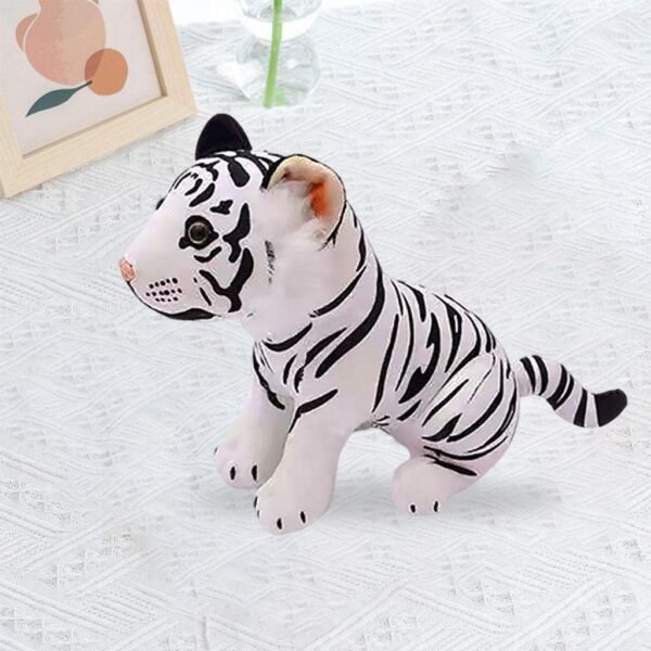 bnf® Adorable Plush Tiger Doll Pillow for Bedding Birthday s Girls Boys White 33cm Baby | Toys for Baby | Plush Baby Toys