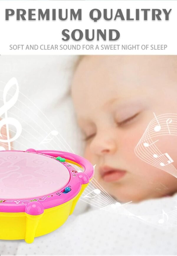 VGRASSP Flash Drum Toy with 2 Mallets for Kids | Multicolor 3D Lights | Dynamic Musical Instrument | Toy for Baby and Toddlers | Battery Operated Toy | for 2 3 4 5 6 Year Old Boys & Girls - Image 5