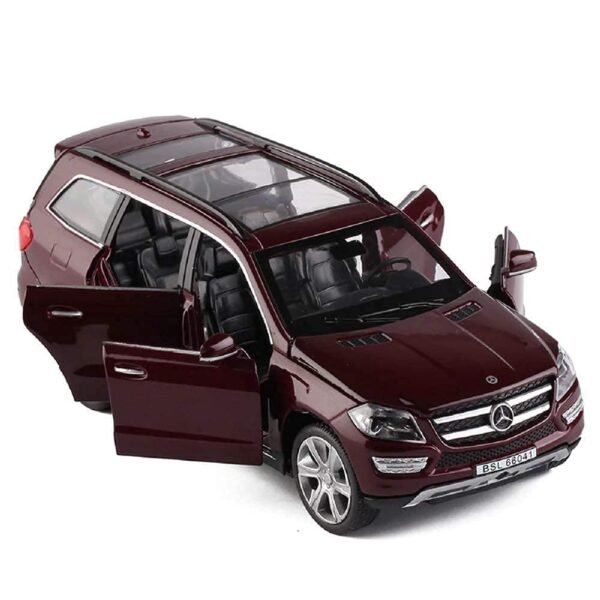 4 Wheel Drive Mrcedes Benz Gl500 Car Metal Car Pull Back with Open Doors, Engine Cover, Tail with Front&Rear Light&Music Great Gift for Boys&Girls Above(Mrcedes Gl500),Navy Blue
