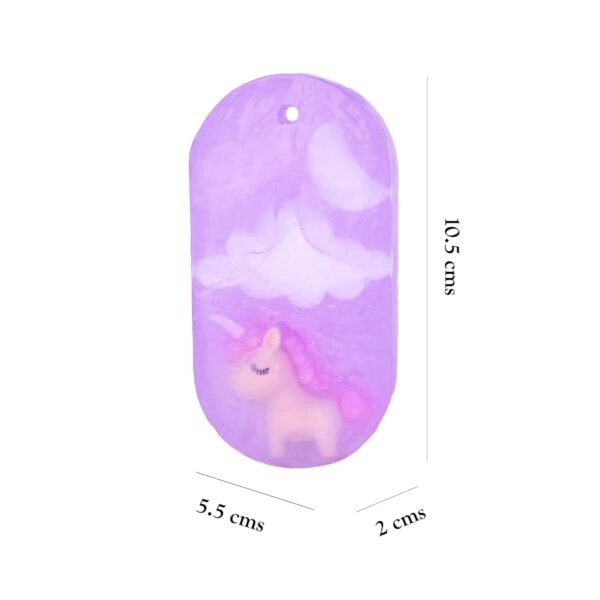 The Little Lookers Soap with Unicorn Eraser| Handmade/Handcrafted & Hand cut| Kids friendly Organic Soap for All skin with moon and star details (120 gms approx.)(Unicorn, Pack Of 1) - Image 4