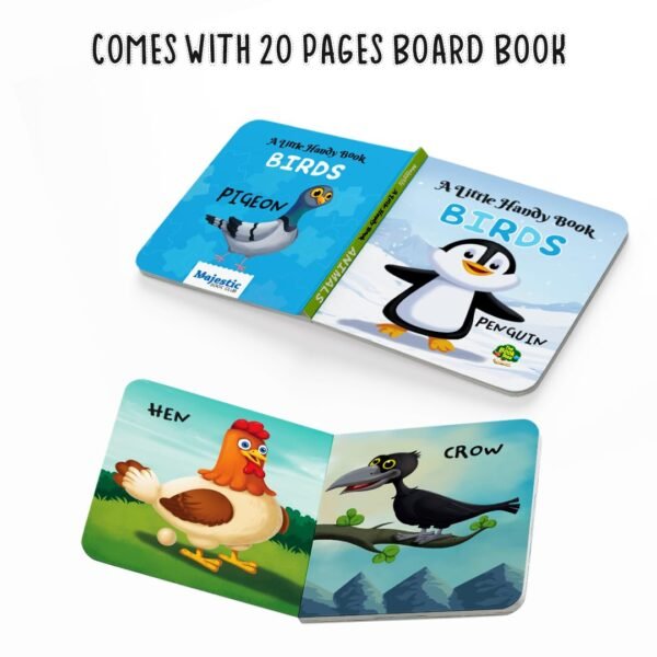 Birds Puzzle Box for Kids I Educational Toy for Kids Age 2+ I 60 Jigsaw Puzzle Pieces and 1 Story Book for Early Learning I A for Children by Majestic Book Club - Image 3