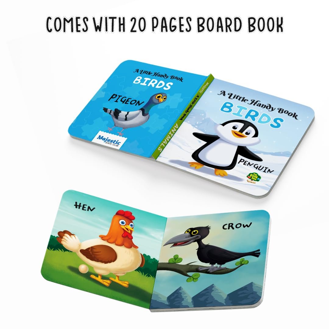 Birds Puzzle Box for Kids I Educational Toy for Kids Age 2+ I 60 Jigsaw Puzzle Pieces and 1 Story Book for Early Learning I A for Children by Majestic Book Club - Image 3