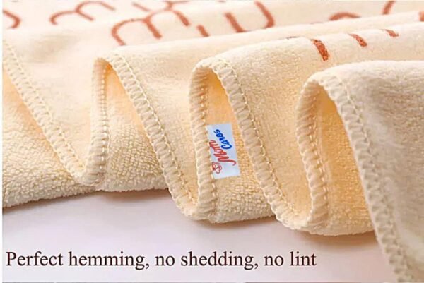 MOM CARE Microfibre Bath Towels For Kids Extra Soft/Quick Dry/Strong Water Absorbent/Bathing Towel,Boys And Girls (Pack Of 1, Multi Color L-70Cm X B-140Cm | Microfiber;Cotton, 350 Tc - Image 3