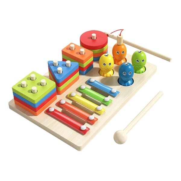 bnf® Wooden Sorting Stacking Toy Preschool Toy for Boys Girls Preschool Kids Boys - Image 6