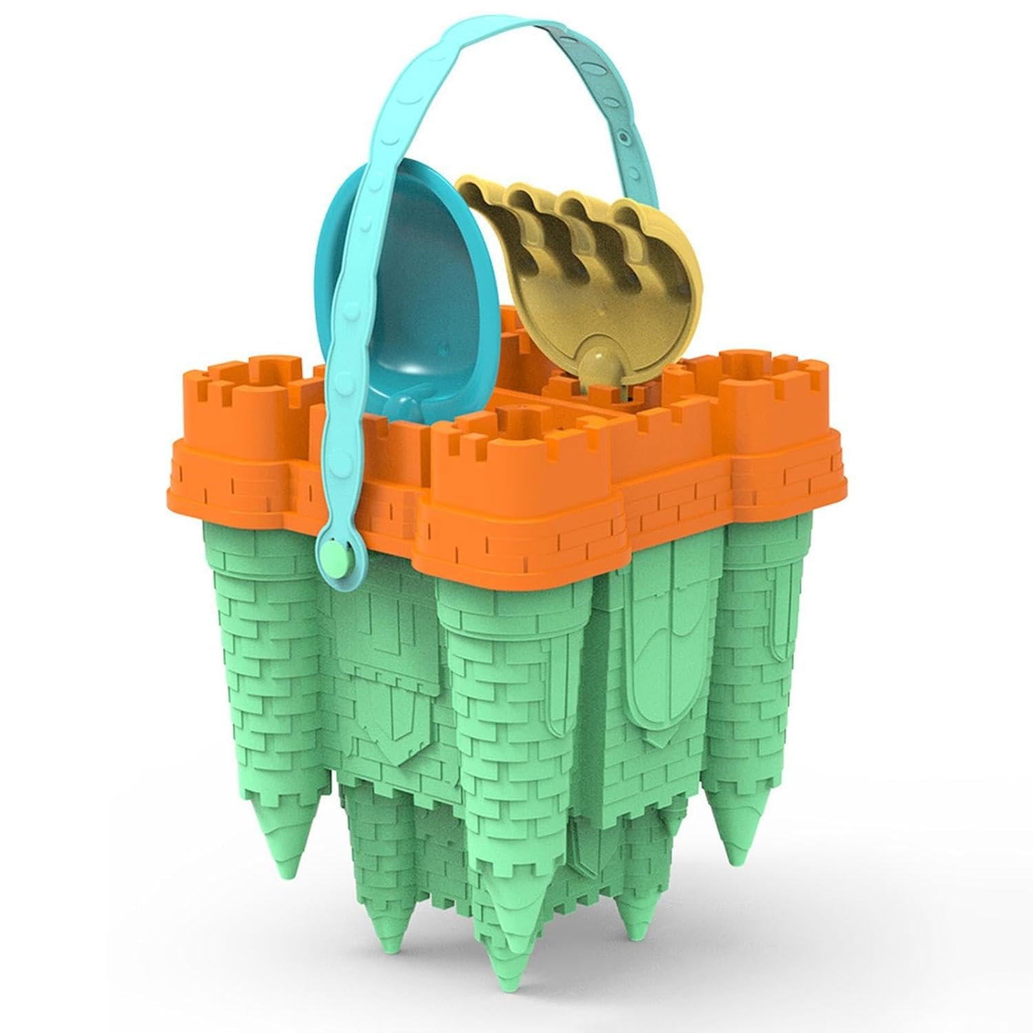 BNF® 14x Sand Castle Toy for Kids Playground Outdoor Sand Toys for Ages 4-7 Years Green|Toys & Hobbies | Outdoor Toys & Structures | Sand & Water Toys |14 Beach Sand Toys Set - Image 4