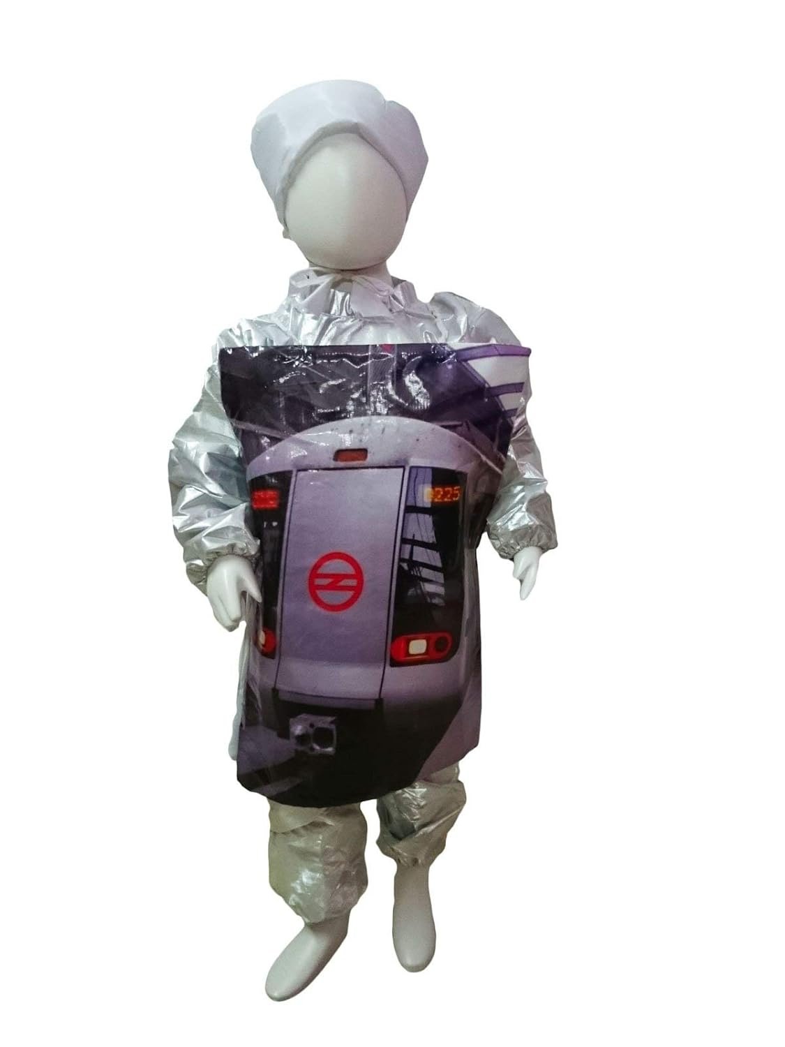 BookMyCostume Delhi Metro Train Kids Fancy Dress Costume 6-7 years