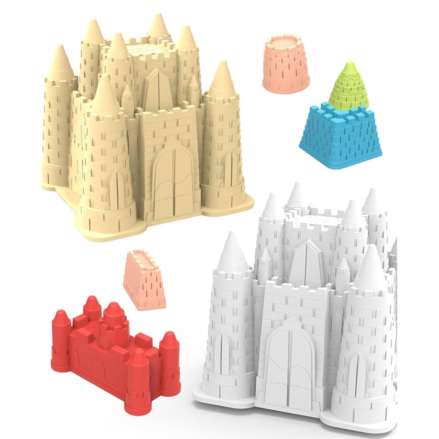 BNF® 14x Sand Castle Toy for Kids Playground Outdoor Sand Toys for Ages 4-7 Years Green|Toys & Hobbies | Outdoor Toys & Structures | Sand & Water Toys |14 Beach Sand Toys Set - Image 3