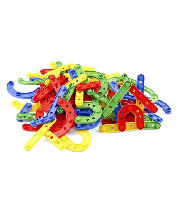Building Blocks for Kids 3-5 Years - Educational Toys With Wheel, Block Game, Bricks Set (Approx 100 Piece) UC Smart Patchwork Block - Image 4