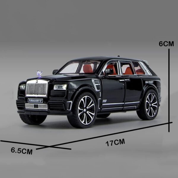 1:32 RR Cullinan Toy car Model Diecast Metal Car for Kids Light Sound Pull Back Openable Door - Image 3