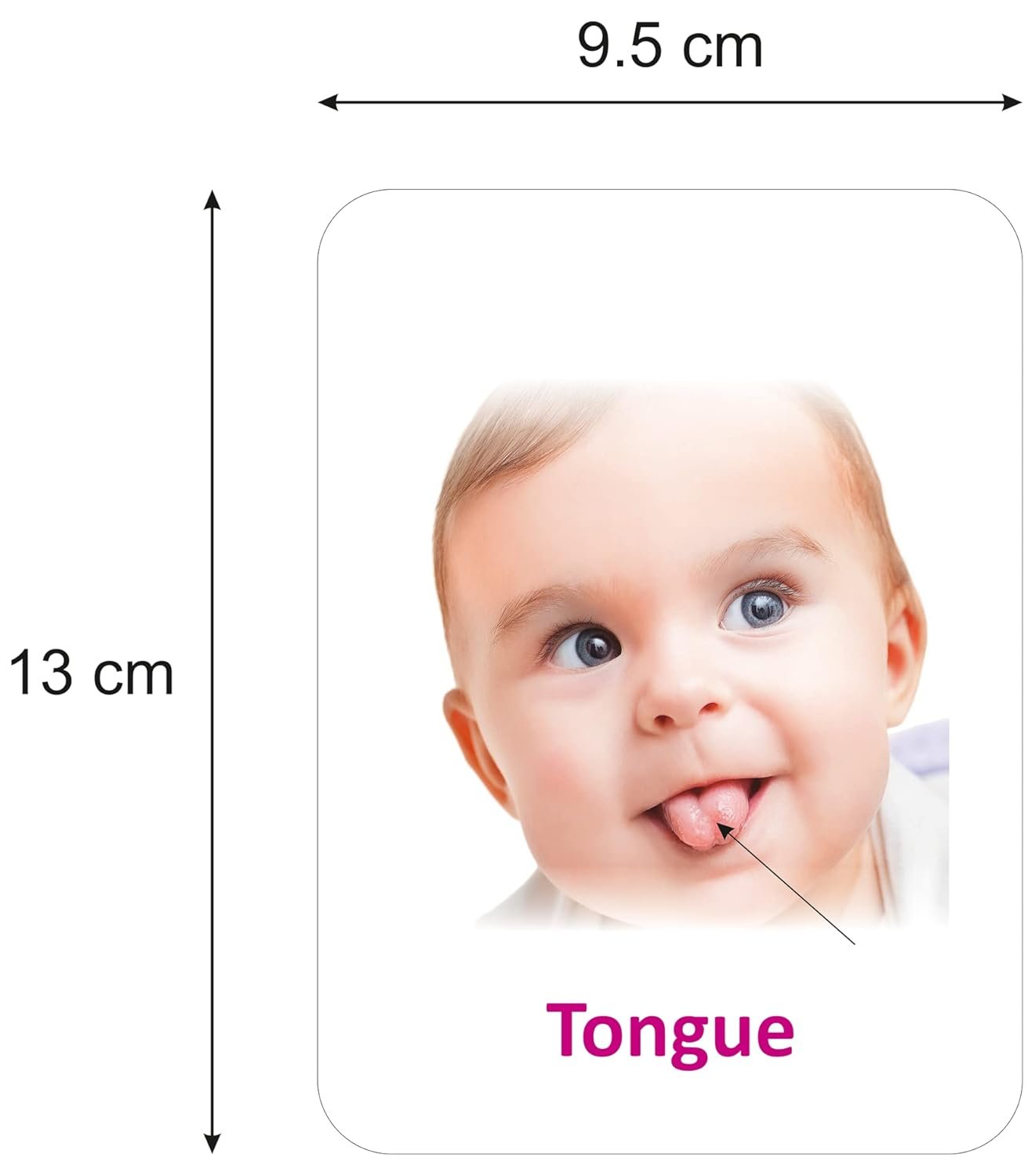 Premium Parts of The Body Flash Cards for Kids Early Learning | Easy & Fun Way of Learning 1 Year to 6 Years Babies Smart Toys - Image 2