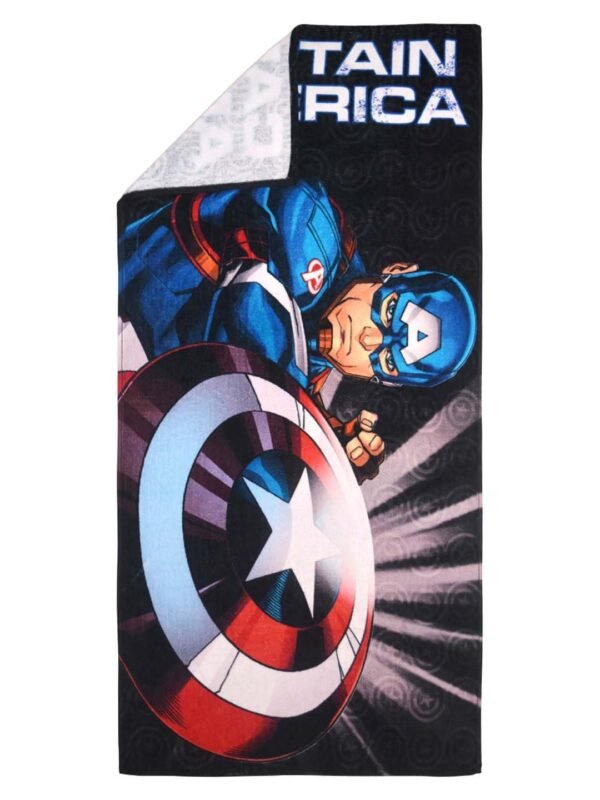 Captain America Kids Cotton Bath Towel,Superhero Themed Soft & Absorbent Towel for Boys & Girls, 60x120cm, 350GSM - Image 6