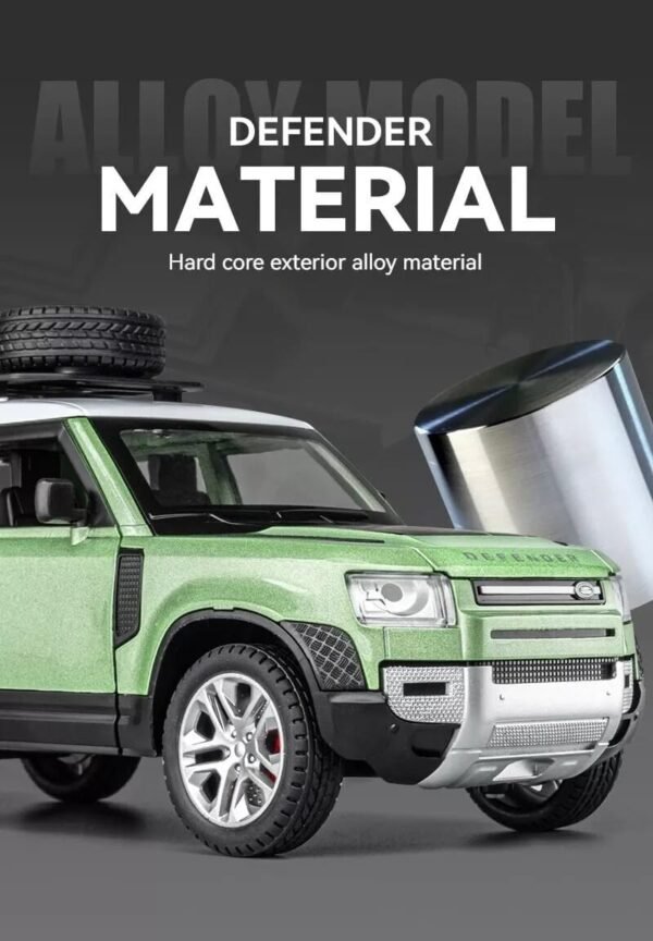 1:24 Defender Outdoor Edition Die-Cast Metal Pull Back Car with 6 Openable Doors with Sound and Light Toy Decoration car Best Gift Toys for Kids ?Multicolour? - Image 5