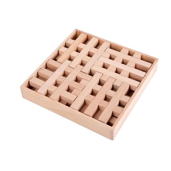 Lyla Wooden Building Blocks Puzzle Toys for Birthday Gift Boys Girls 4-8 Year Old Style A