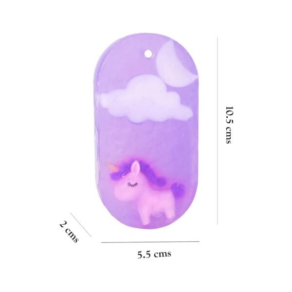 The Little Lookers Soap with Unicorn Eraser| Handmade/Handcrafted & Hand cut| Kids friendly Organic Soap for All skin with moon and star details (120 gms approx.)(Unicorn, Pack Of 2) - Image 5