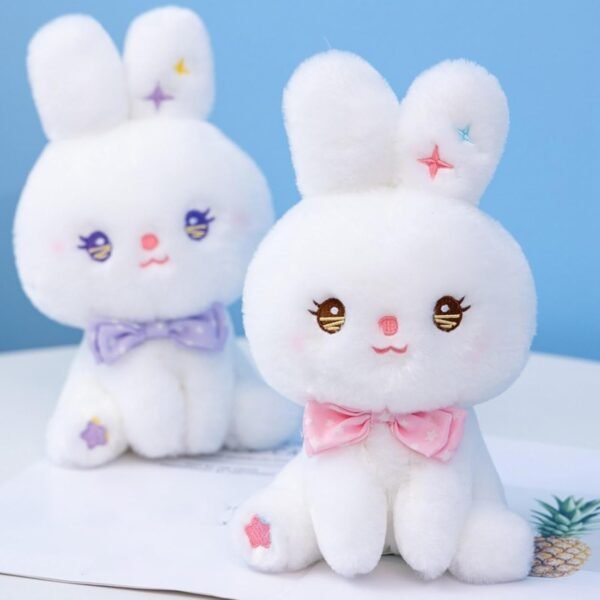 bnf® 22cm Cute Stuffed Rabbit Plush Cushion for Kids Children Birthday s Pink Baby | Toys for Baby | Plush Baby Toys - Image 2
