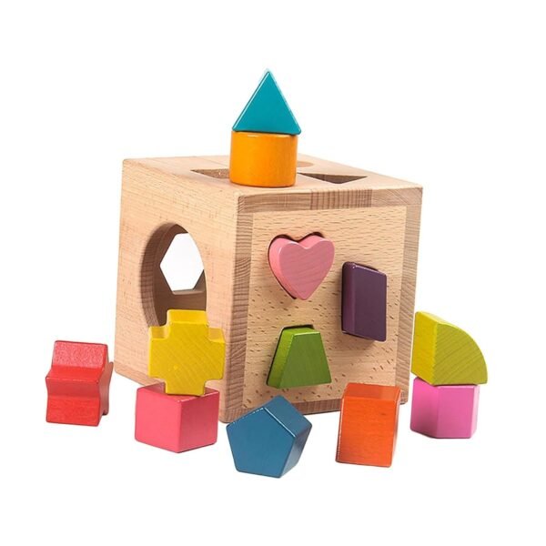 Toy Shape Sorter Intelligence Box Shape Recognition Shape Sorting Box Girls Kids Color