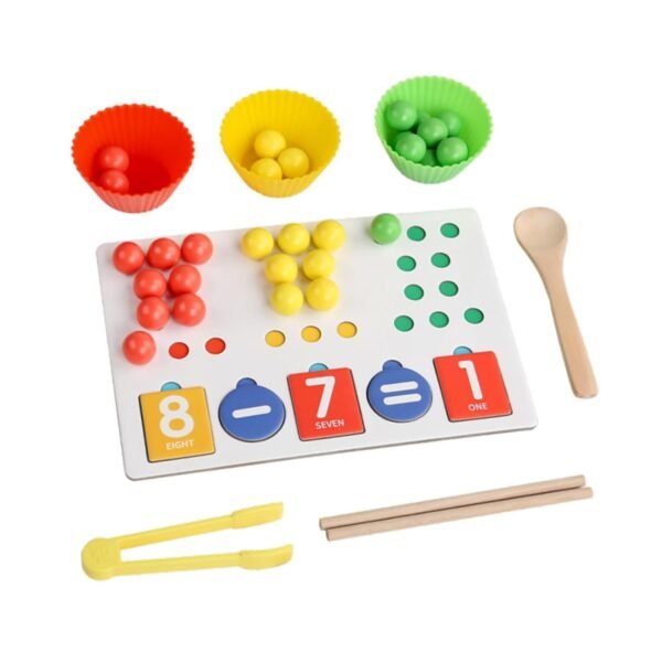 Toy Clip Bead Game Fine Motor Skill Toy Montessori Toy for Children Kindergarten - Image 3