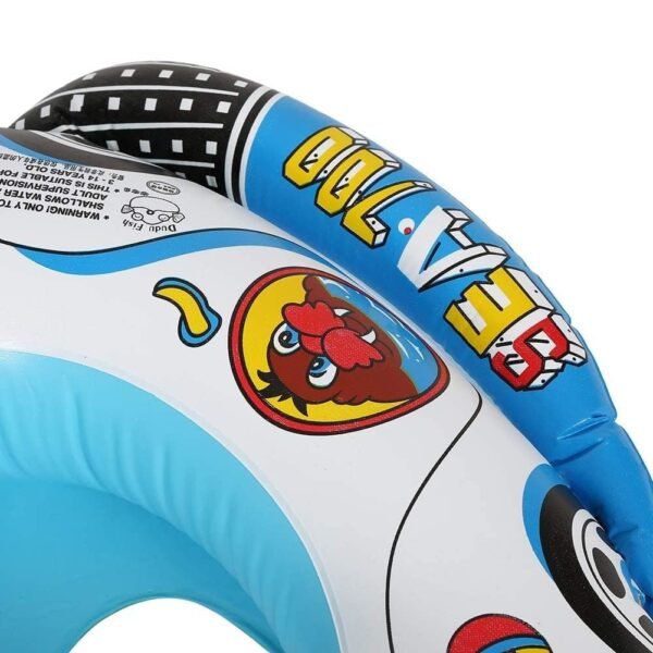 Swim Ring for Kids Inflatable Swimming Pool Tube for 1-5 Years Baby Girl Boys Swimming Pool Accessories Water Floating Tube seat raft(multicolour/1pcs) (Design 2) - Image 6
