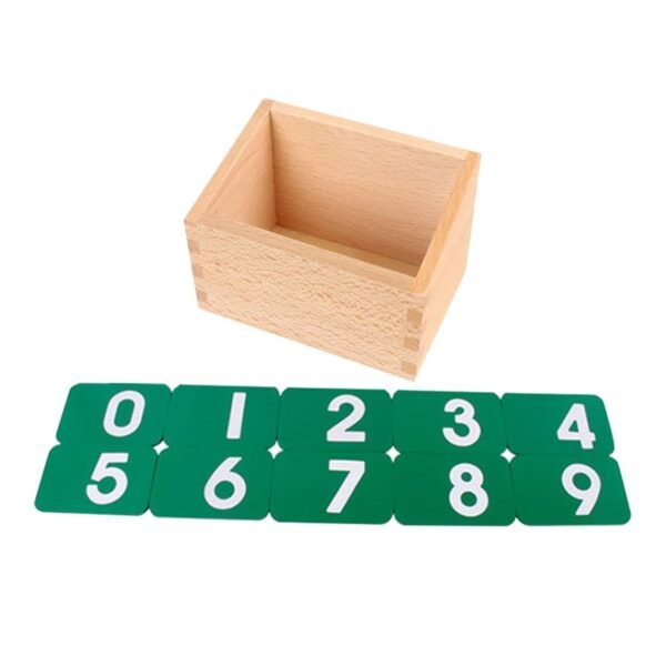 Toy Number Cards Safe with Box Educational Tool for Toddlers Boys 0-2 Years Old Professional - Image 4