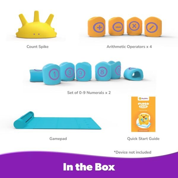 PlayShifu Plugo Count AR-Powered Math STEM Toy with Numbers and Arithmetic Operators for Kids - 250+ Story-Based Interactive Math Challenges Fun Learning, Interactive Game (4-10 Years) - Image 2