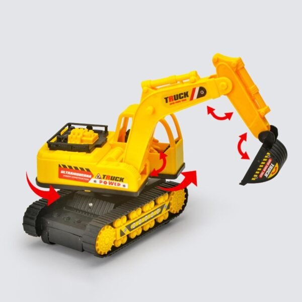 Engineering Vehicle Toy Portable RC Excavator Toy for Kids 4-7 Year Old Boys|Toys & Hobbies | Radio Control & Control Line | RC Model Vehicles & Kits |1 Electric Excavator Toy - Image 5