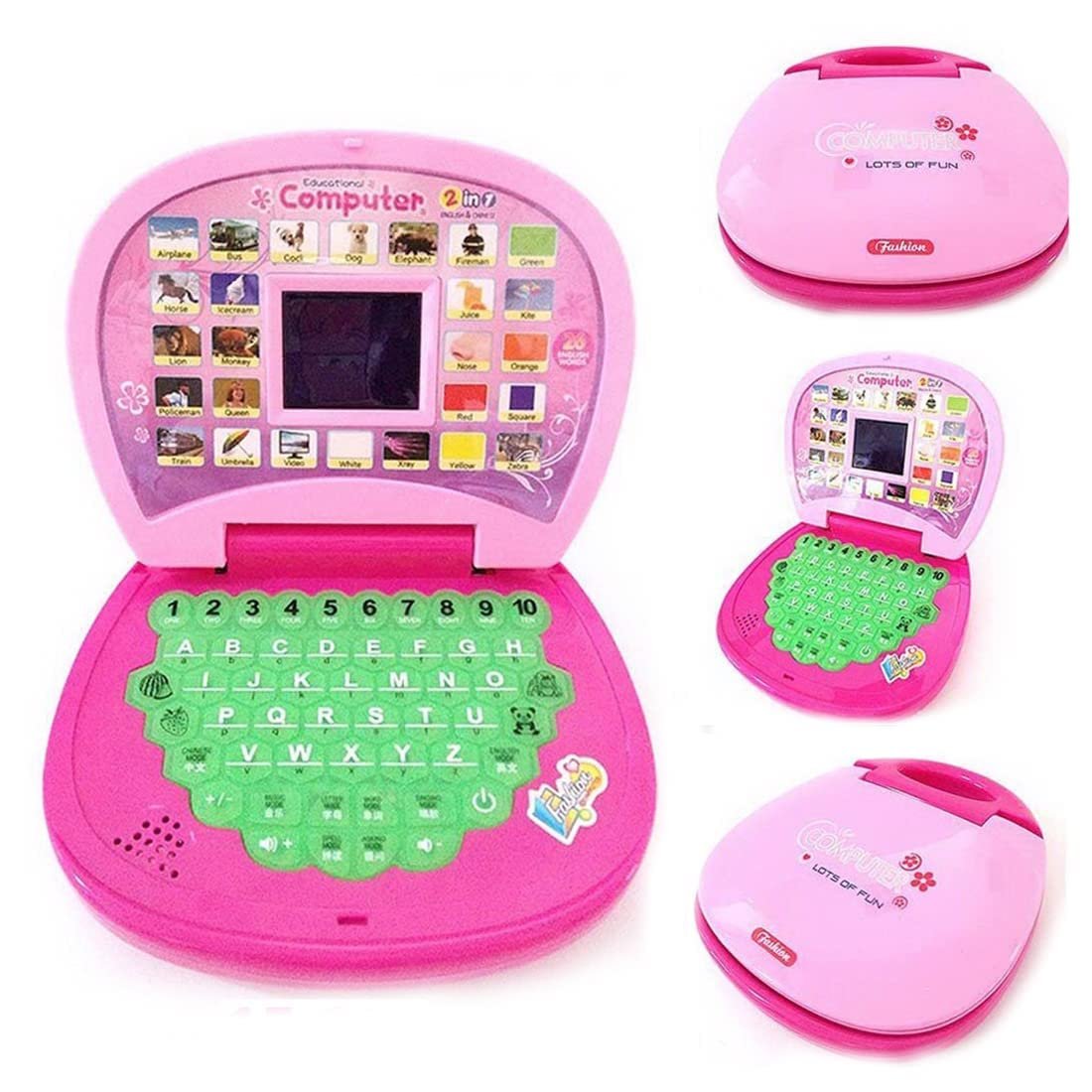 Mogli Toys Kids Computer Toy Kids for 3-6 Years, Learning Educational Toy with Sound and Music, Kids Learning Toy - Multicolour - Image 4