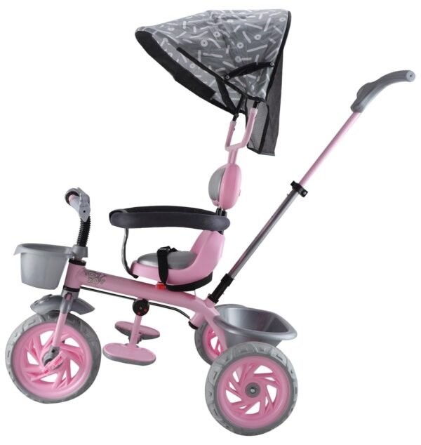 Adventure Rider Pro Max Kids|Baby Trike|Tricycle for Kids|Boys|Girls|Cycle for Kids 1-4 Years TZ-604 (Pink) - Image 2