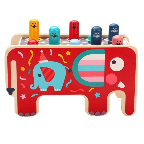 Toy Hammering Pounding Bench Montessori Beat Toys Playset for Kids Learning Toys Style C