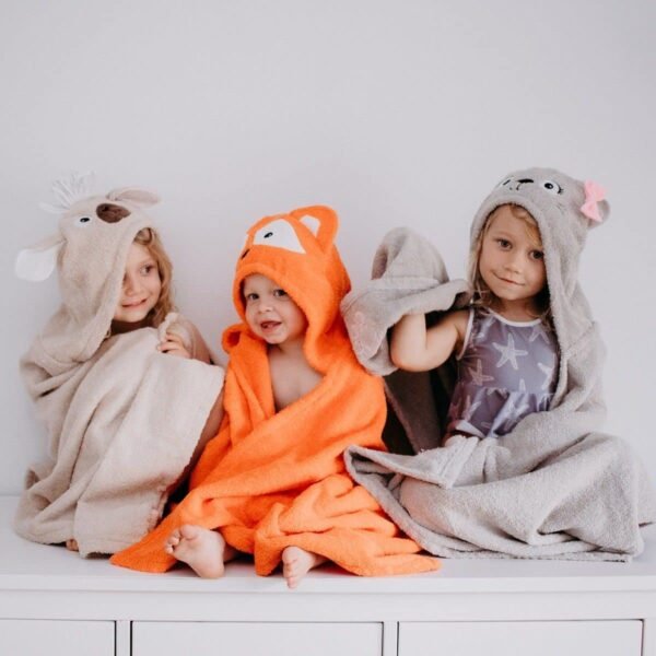 Baby Bath Towel with Hood, Ultra Soft Hooded Baby Towels Super Absorbent Bathrobe Blanket Perfect Shower Gifts for Boys or Girls, Newborn, Babies, Infant and Toddlers 27.5 - Image 2