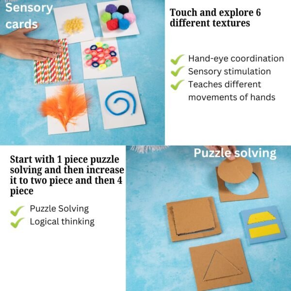 Montessori Learning Toy | Early Child Brain Development | Box 1 :0-1.5 Years | Sensory Learning, Problem/Puzzle Solving, Logical Thinking and Motor Skills, Educational - Image 3