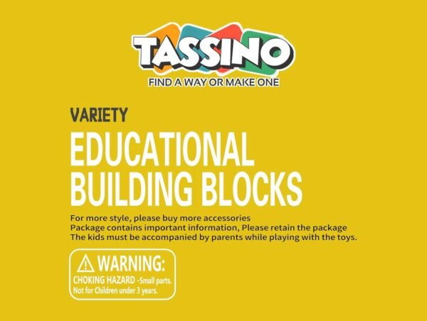 Tassino Blocks for Kids DIY Building Blocks Toy Set for 3-8 Years Old,Diamond 180+ Pieces Easy to Assemble Creative Learning Educational Puzzle Block Game,Plastic,Multicolor(Owl Shape Packing) - Image 6