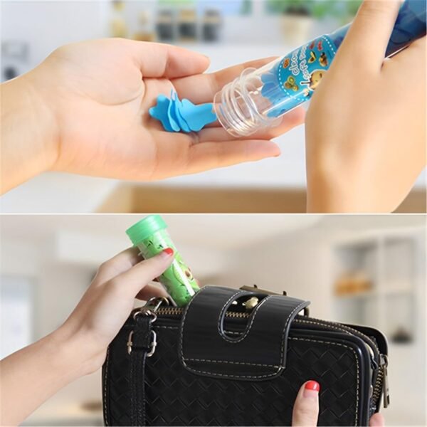 ZEPZY Paper Soap | Disposable Mini Soap Paper | Scented Soap Bath Flakes | Portable Flower Tube Petals | Tube Shape Bottle Paper Soap For Travelling | Paper Soap for Kids - Image 5