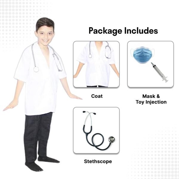 Kaku Fancy Dresses National Hero Costume | Police, Military, Army, Air Force, Navy Soldiers Costumes for Kids | Our Helper Costume for Boys & Girls - Image 3