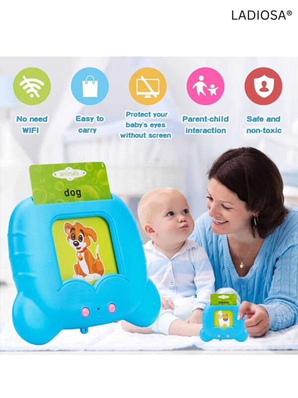 Ladiosa® Flash Cards, Toys for 3 Year Old Boy, Baby Toys for 0 to 2 Years, Flash Cards for Babies 0 to 6 Months, Toys for 3 Year Old Girl, Toddler Activity Toys, Toys for 2 Year Old Girls,Flash Cards - Image 6