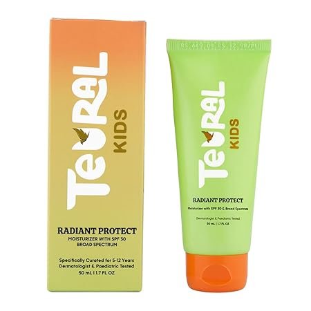 Kids 2in1 Face Cream + Mineral Sunscreen SPF 30| Broad Spectrum| UVA/UVB Protection| Lightweight, Natural, No white cast perfect for sensitive skin| Ages 5-12 | Derma & Paediatric Tested| 50gm (Copy)