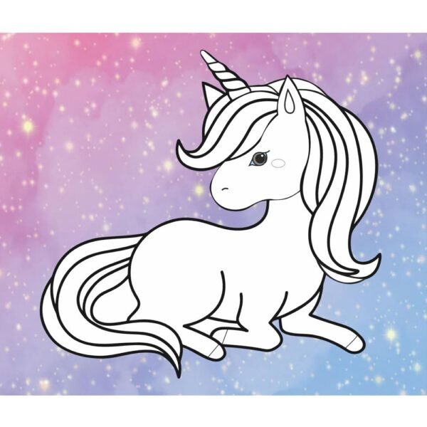 TOYKRAFTT Art and Craft Kit Picture in Sequins Unicorns| Sequins for Kids Craft | Gift for Girls Boys Age of 5 to 7 Years Old Birthday Return Gift - Image 5